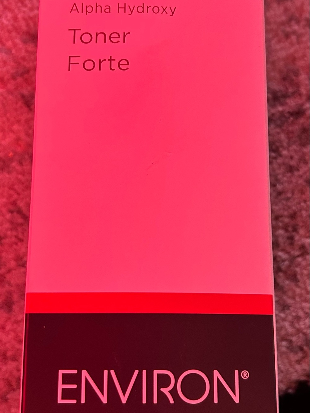 Alpha Hydroxy Toner Forte — Pink